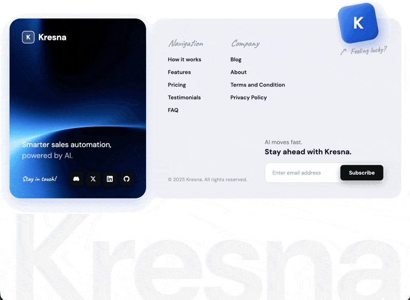 Kresna Footer