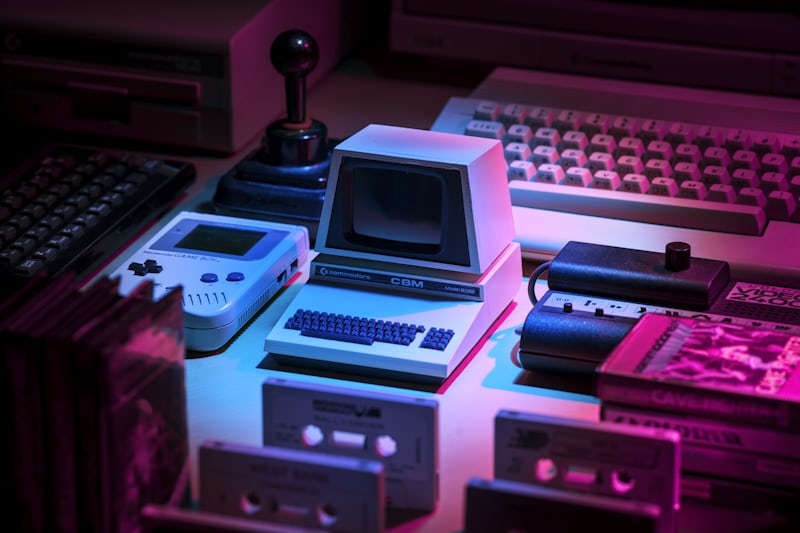 game over retro video game 1